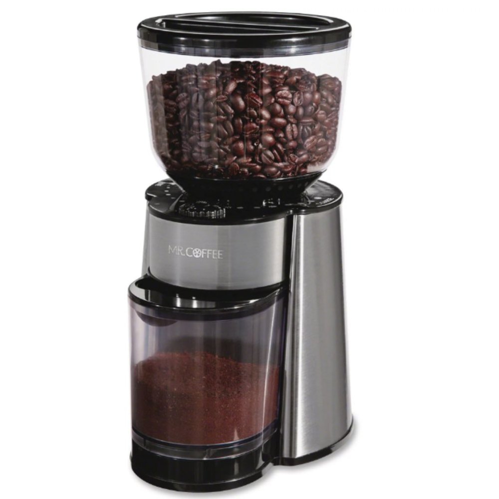 Mr. Coffee Automatic Burr Mill BVMC-BMH23-WM Grinder Electric Stainless & Black - Picture 11 of 12